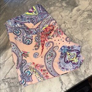 Express Paisley Print Shorts